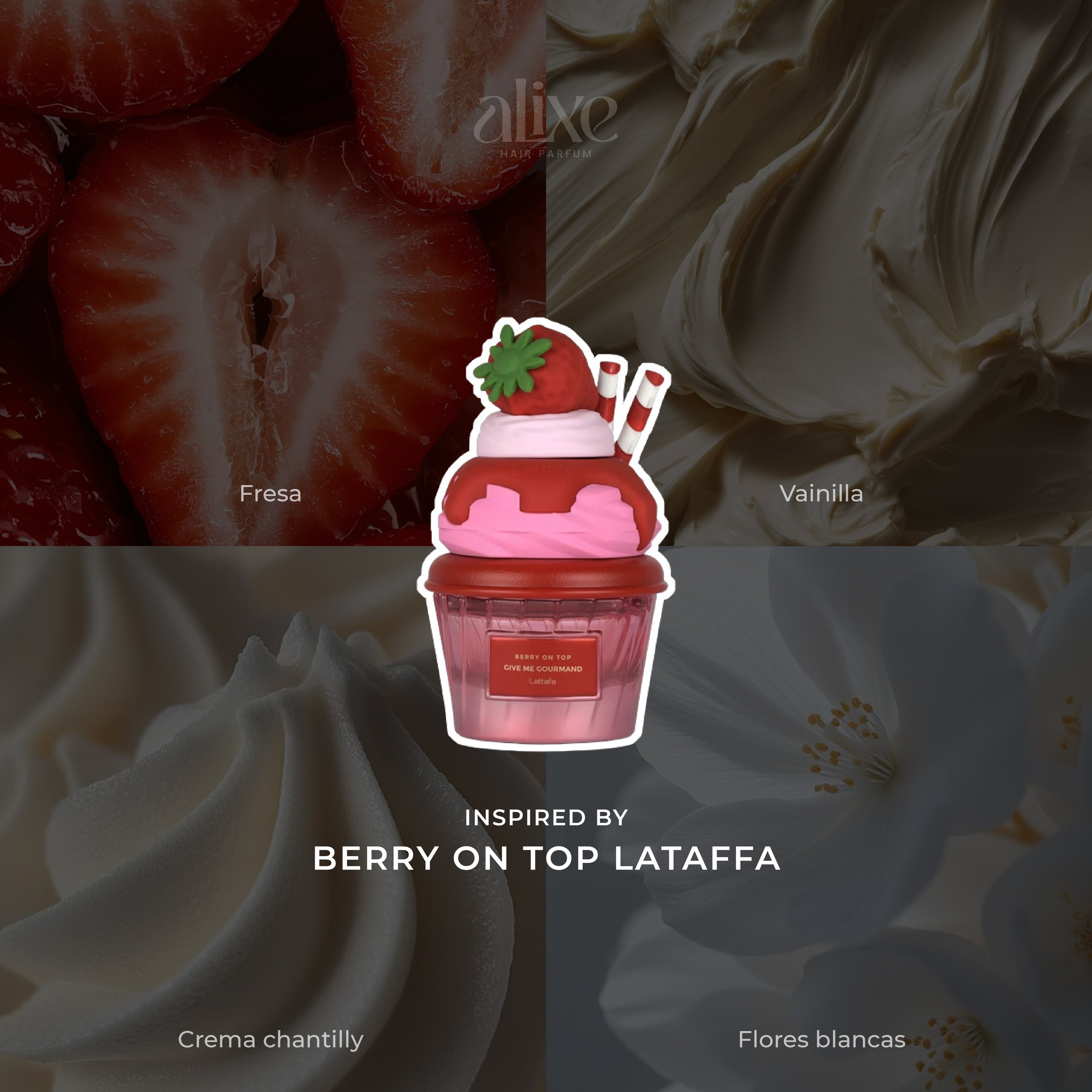 Inspirado en la berry on top lattafa