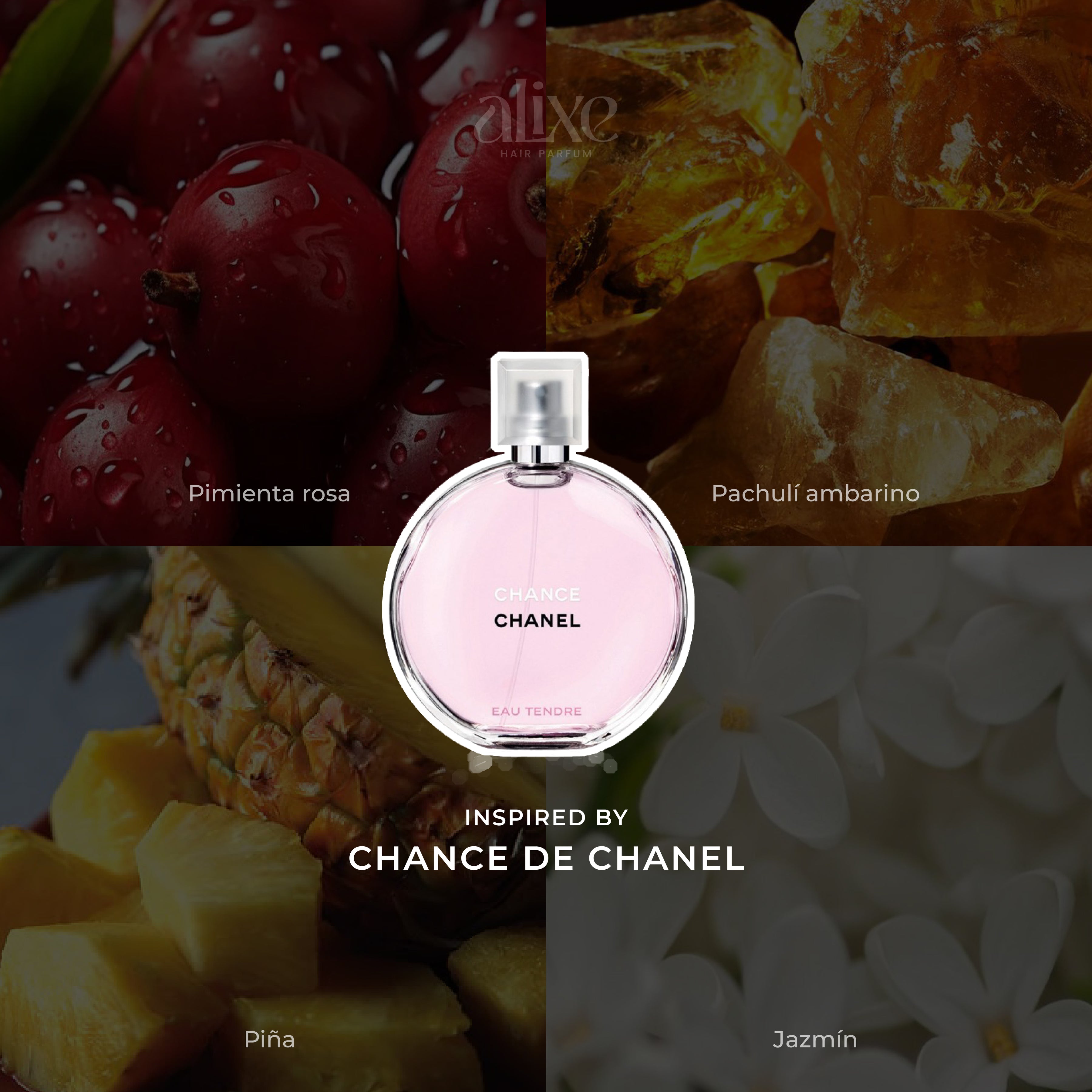 Inspirado en chance de chanel